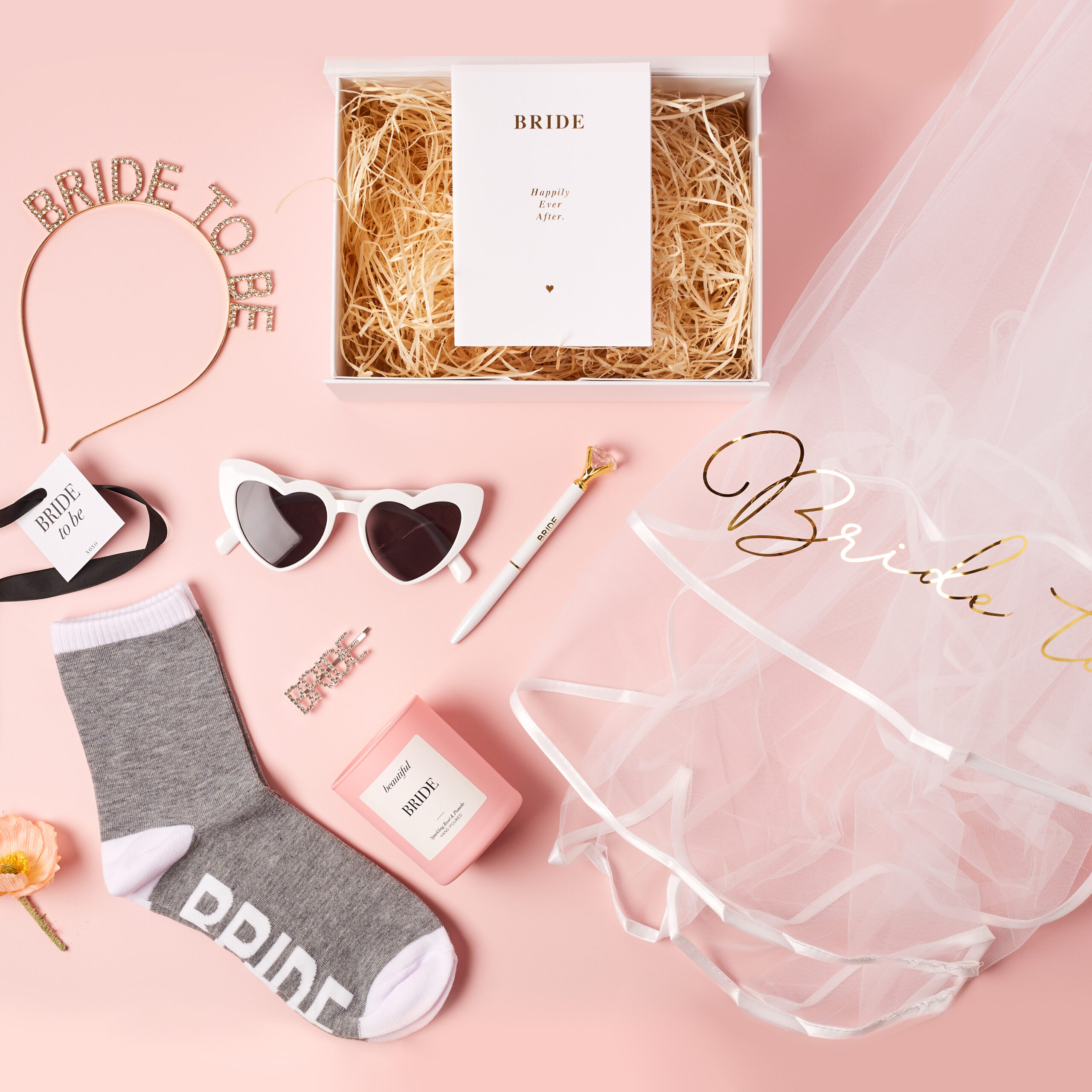 bespoke bride gift box team head